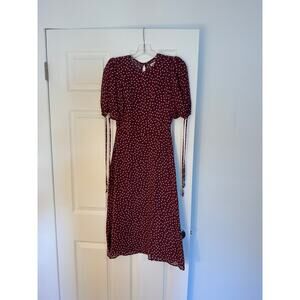 Reformation Oakley Dress in Burgundy